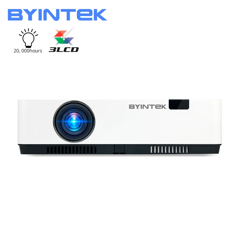 BYINTEK K500 3LCD Смарт WIFI 300 дюймов 3D 4K Full HD 1080P видео проектор для домашнего кинотеатра