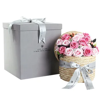 

Soap flowers Hand-made rose Christmas and valentine's day gifts Romantic and creative birthday gift To the best