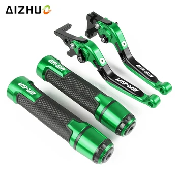 

For KAWASAKI ER6N ER-6N 2009 2010 2011 2012 2013 14 15 Motorcycle Adjustable Folding Extendable Brake Clutch Levers+Handle Grips