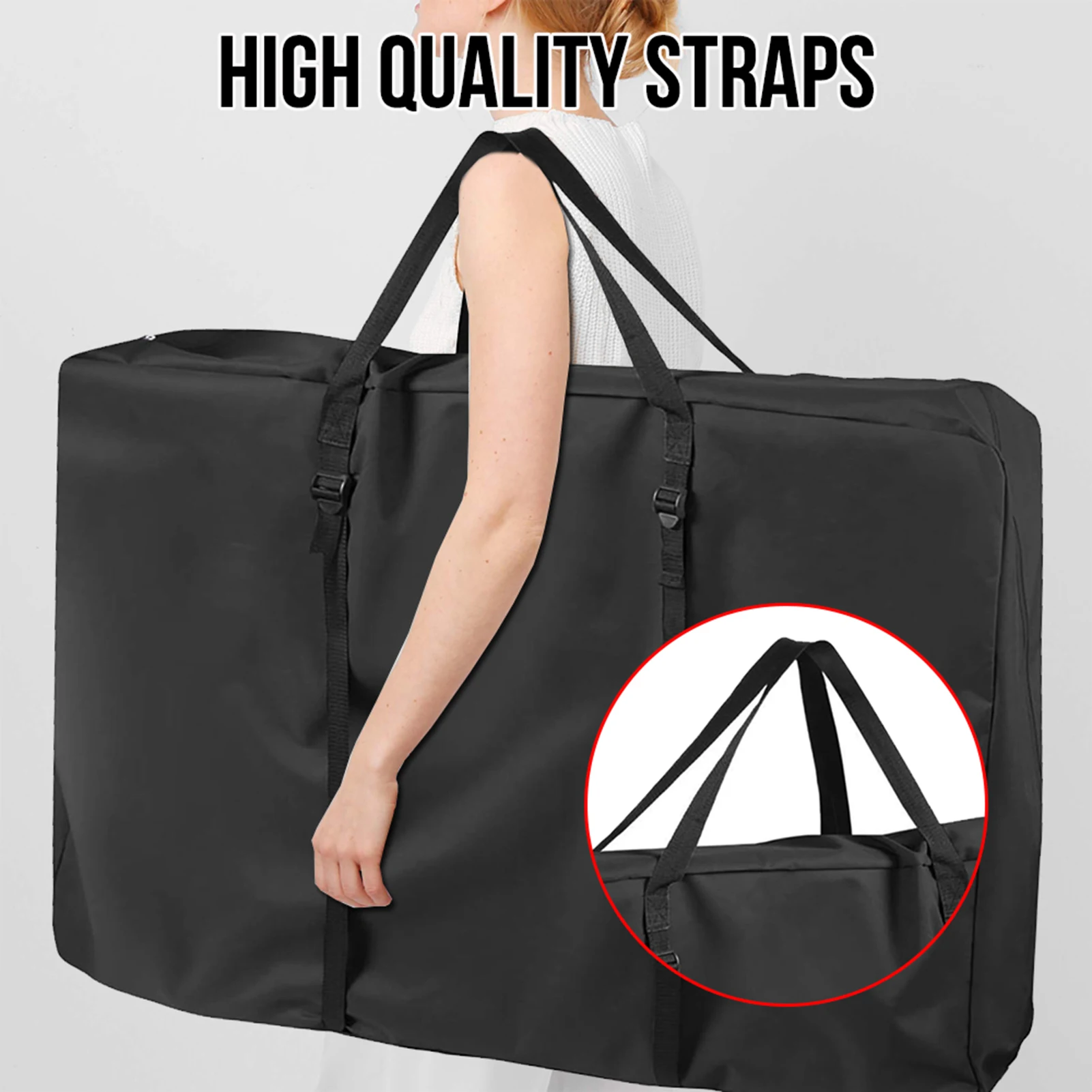 107x23x72cm Big Size Outdoor Furniture Cushion Storage Bag Heavy Duty Folding Chair Storage Bag