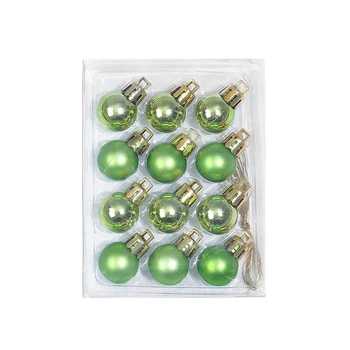 

2*3cm12pcs Christmas Tree Toys Decorations Ball Bauble Xmas Party Hanging Ball Christmas Tree Decoration Balls (12pcs)