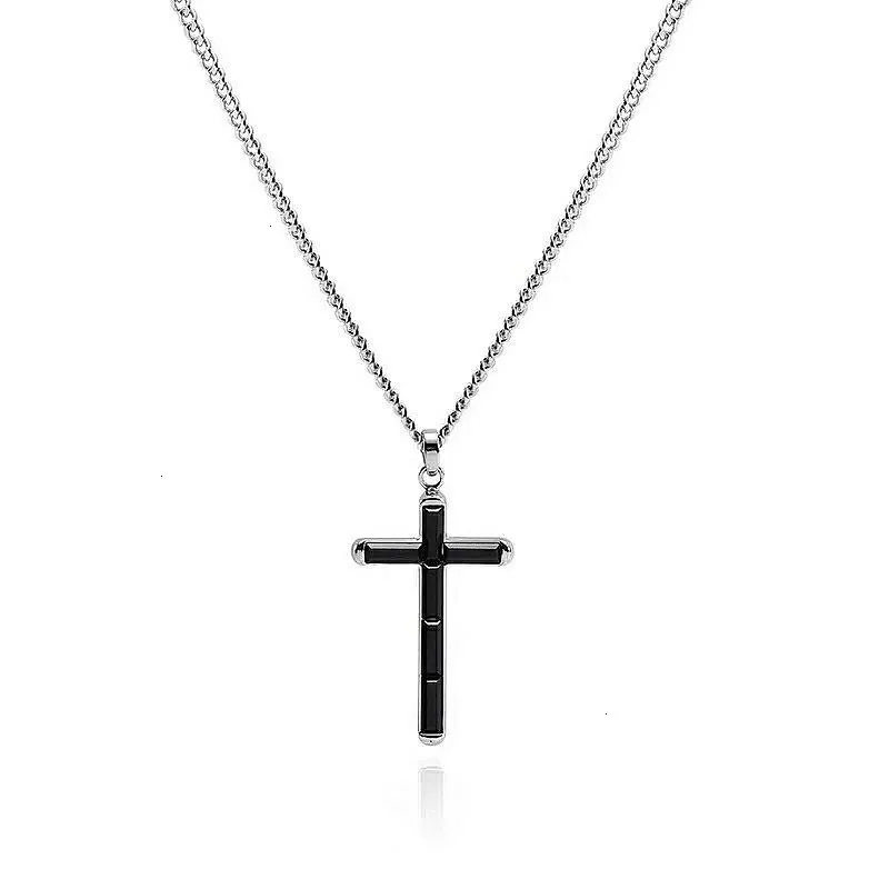

High quality necklace from black swa cross from crystal Christmas