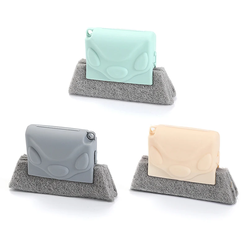 Herramienta de limpieza con ranura para ventana, 1 Uds., cepillo pequeño, limpieza de ventanas, ranura para umbral, cepillo de limpieza del hogar