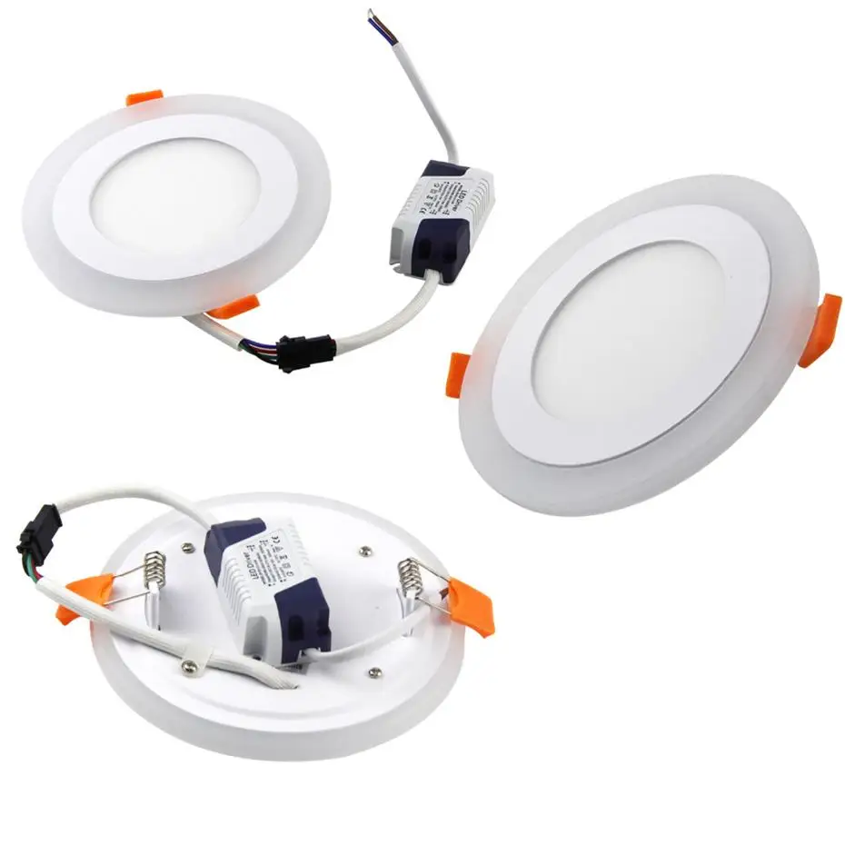 estar interior, loja de luz brilhante, cor dupla, novo, 6W, 9W