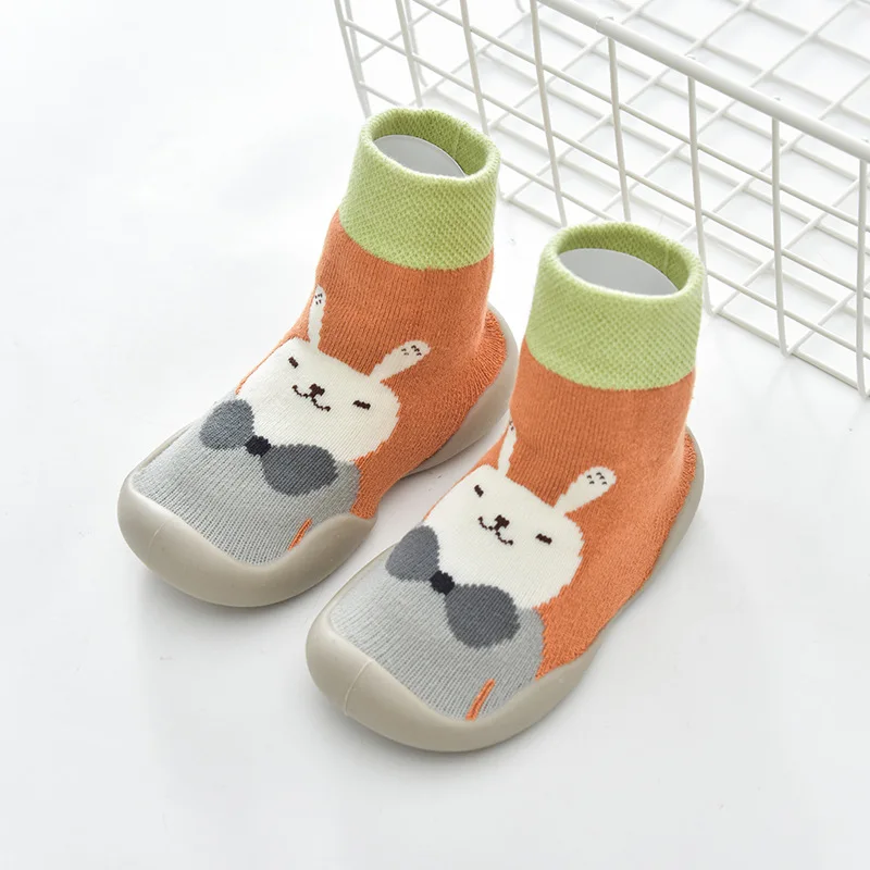 Детские ботиночки для новорожденных; рождественские милые теплые зимние ботиночки для мальчиков и девочек; удобные мягкие Нескользящие Детские ботиночки для малышей - Цвет: CYZZ005-2