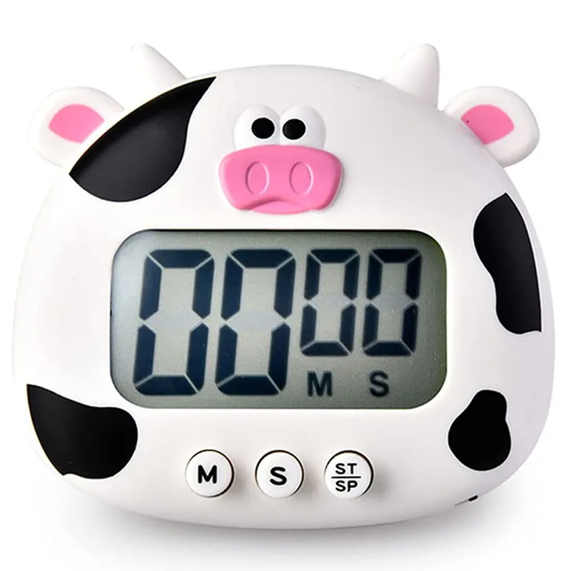 LED Digital Screen Kitchen Timer Magnetic Countdown Timer for Kitchen Cooking Cute Loud Alarm Clock kitchen scissors Kitchen Tools & Gadgets