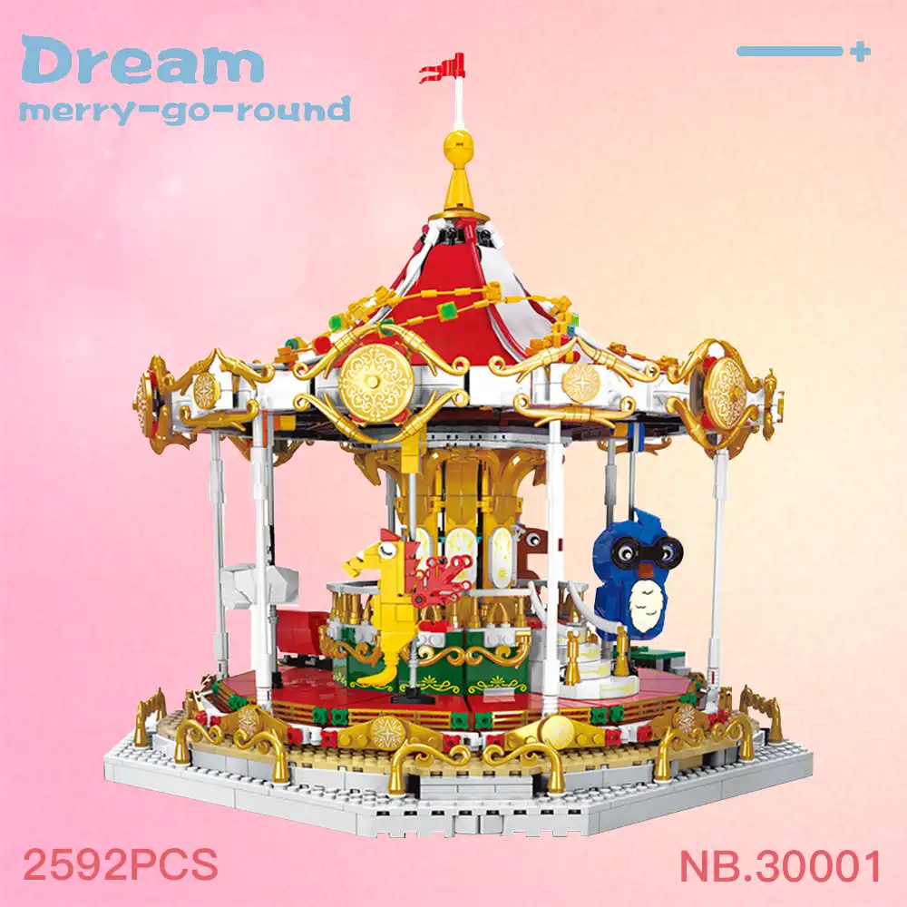 lego friends merry go round