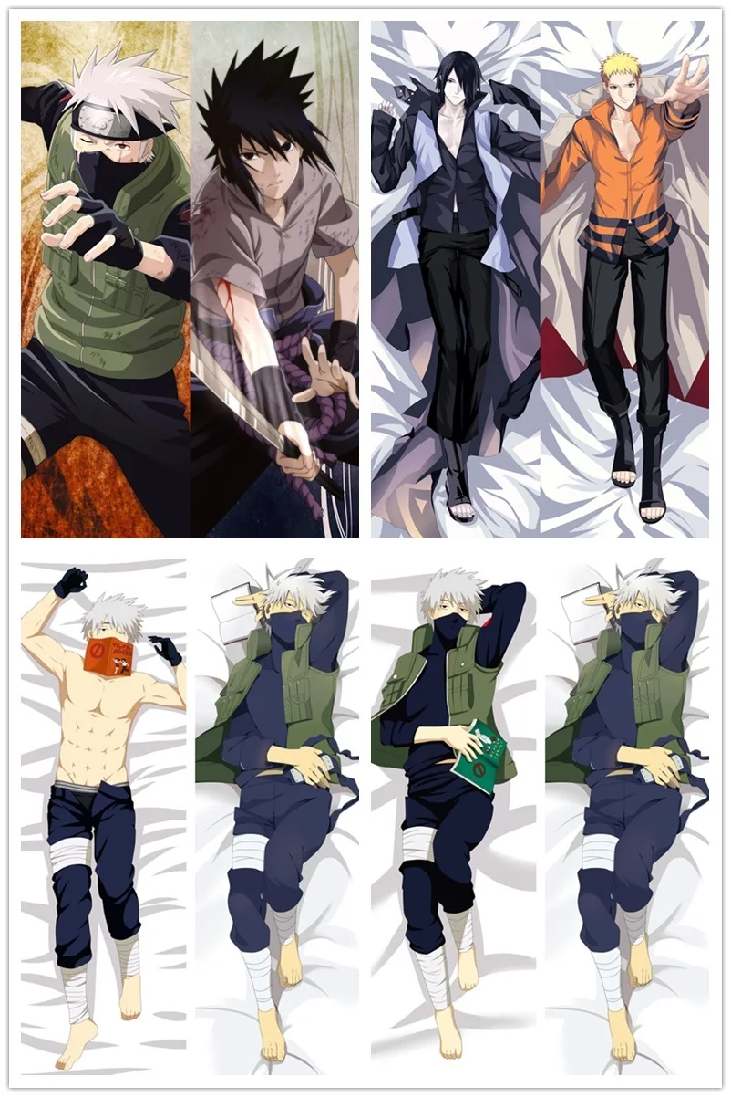 Аниме Dakimakura Body Naruto Hatake Kakashi мужской обнимающий чехол 150x50 см 100x35 наволочка манга 1 |