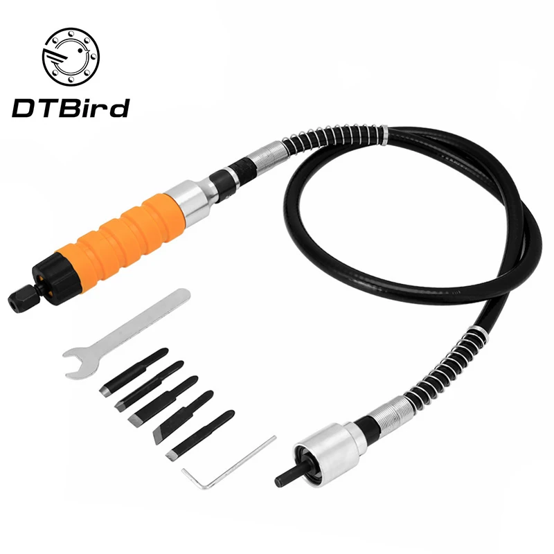 Electric woodworking chisel carving knife tool soft shaft handle chisel carving chisel wood carving knife table grinding Electric woodworking chisel carving knife tool soft shaft handle chisel carving chisel wood carving knife table grinding