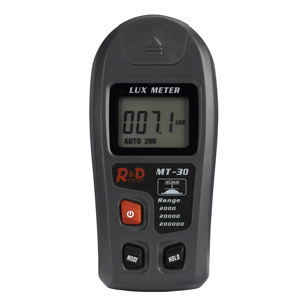 

MT-30 Digital Lux Meter 200,000 Handheld Digital LCD Electronic Photometer Pocket Mini Light Sensor Luminometer Measure Tester