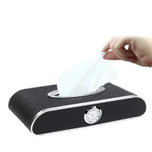 Кожаная многофункциональная коробка для салфеток для лица, держатель для салфеток для дома, офиса, автомобиля