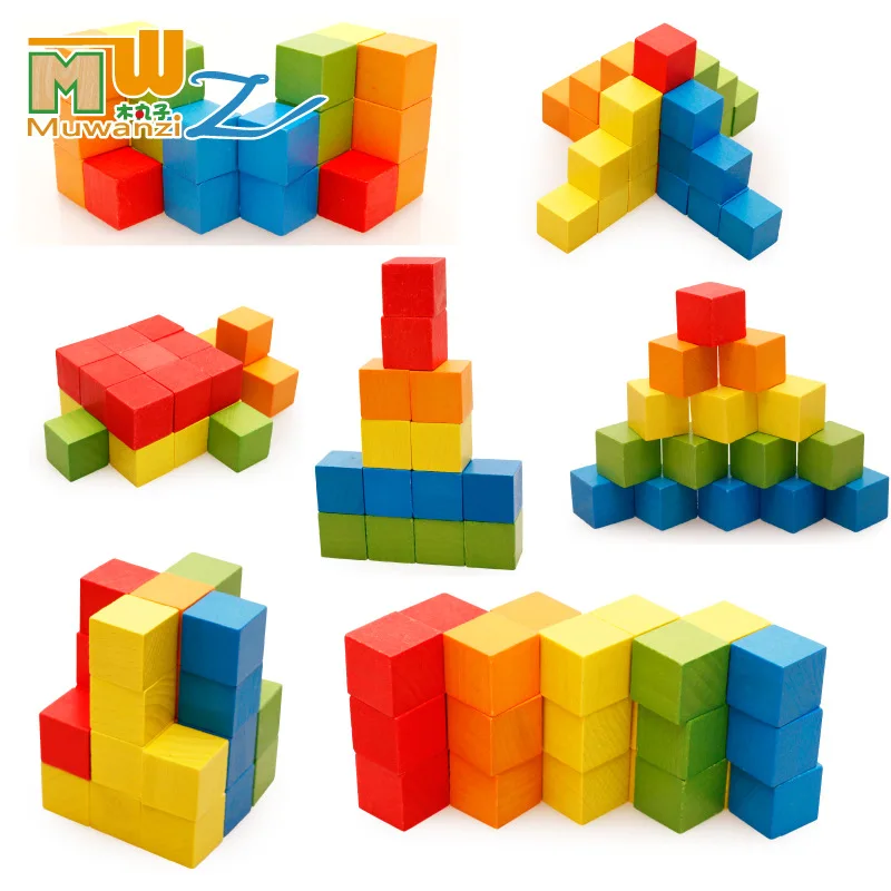 

Educational CHILDREN'S Building Blocks 1-2 a Year of Age Boy Assembled Early Education Wooden Infant Baby 3-6-Year-Old GIRL'S Wo