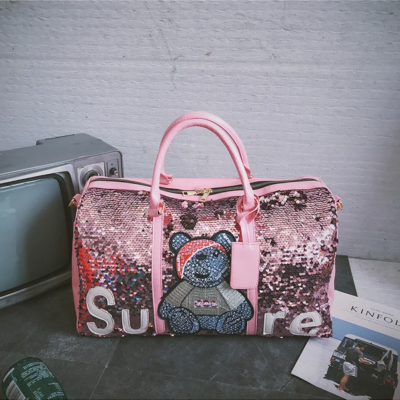 Модная Корейская Вместительная женская сумка для путешествий Bolso Mujer Grande, сумки для путешествий за рубежом, сумки для хранения багажа Bolsa Viagem
