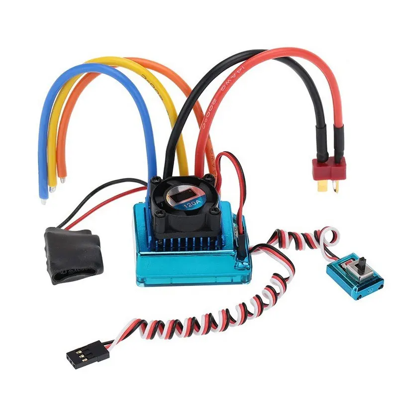 120A сенсорный бесщеточный ESC для 1/10 автомобиля 400 600 мм Roat|Детали и аксессуары| |