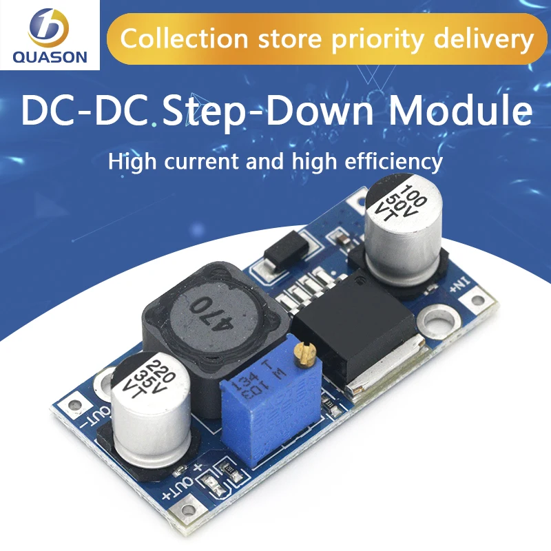 5pcs/lot Ultra-small LM2596 power supply module DC / BUCK 3A adjustable buck regulator ultra LM2596S | Электронные компоненты и