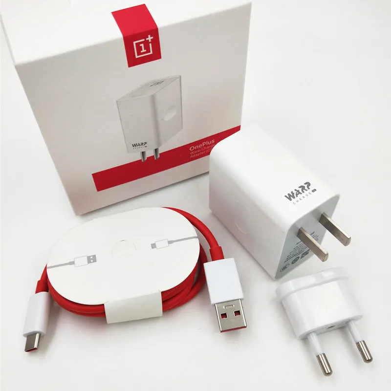 Зарядное устройство One plus 7T 30 Вт адаптер для быстрой зарядки USB 100 см Type C кабель