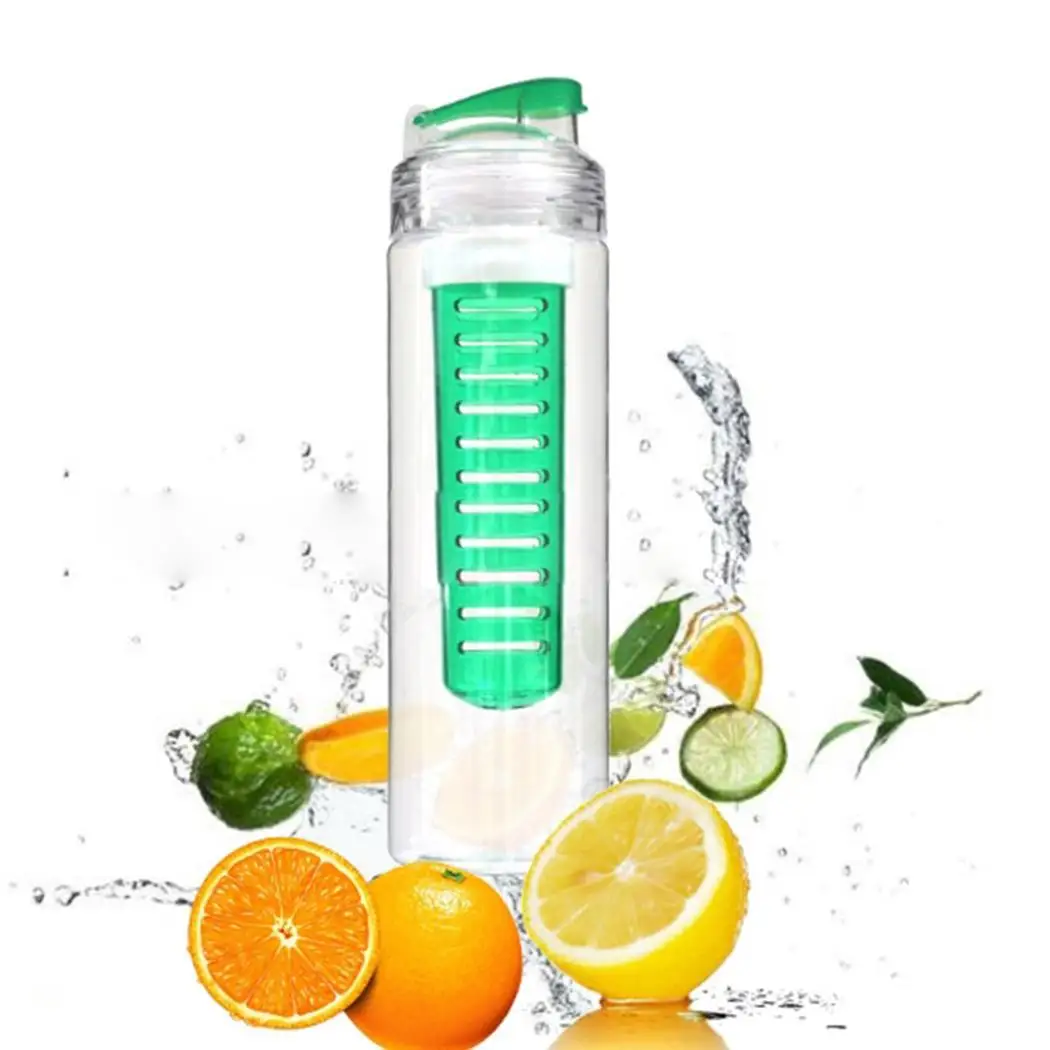 Фрукты Infused бутылки воды герметичные пластиковые бутылки для воды для 700 мл открытый