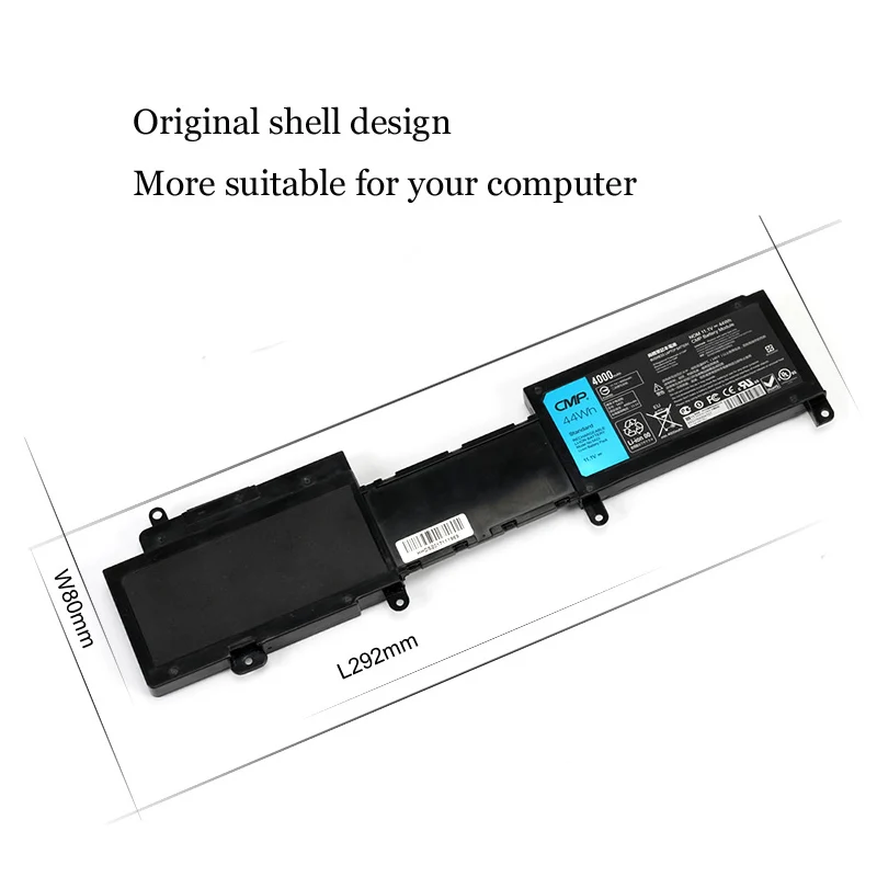 1 шт. аккумулятор для ноутбука Внутренний для Dell 14Z-5423 15Z-5523 T41M0 P35G TPMCF 2NJNF