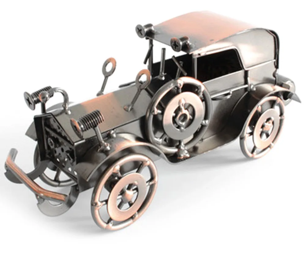 

Фигурка старинной машины Gran Torino 20 см, металлическая ретро-статуя автомобиля ручной работы, модель автомобиля, подарок, украшение для дома и офиса