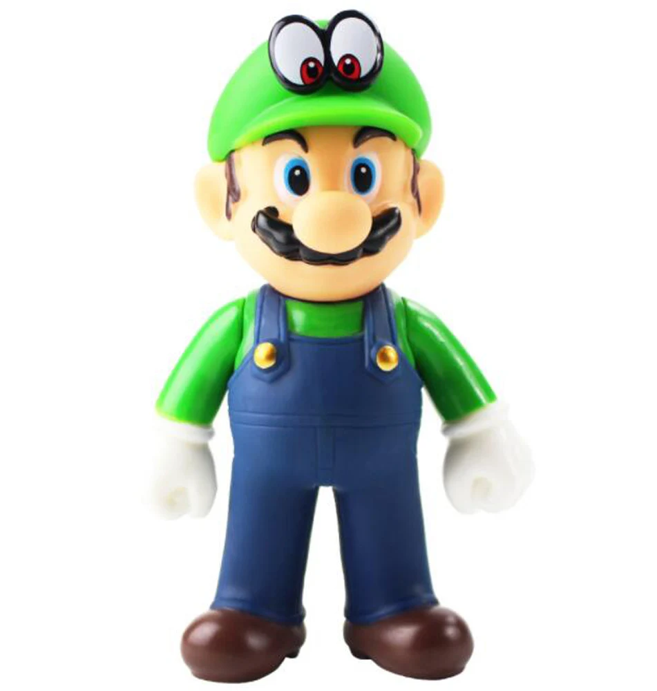 EMS 100/лот 15 видов стилей Super Mario Bros Odyssey Cappy Mario Luigi Waluigi Wario 12,5 см ПВХ фигурка модель - Цвет: odyssey Luigi