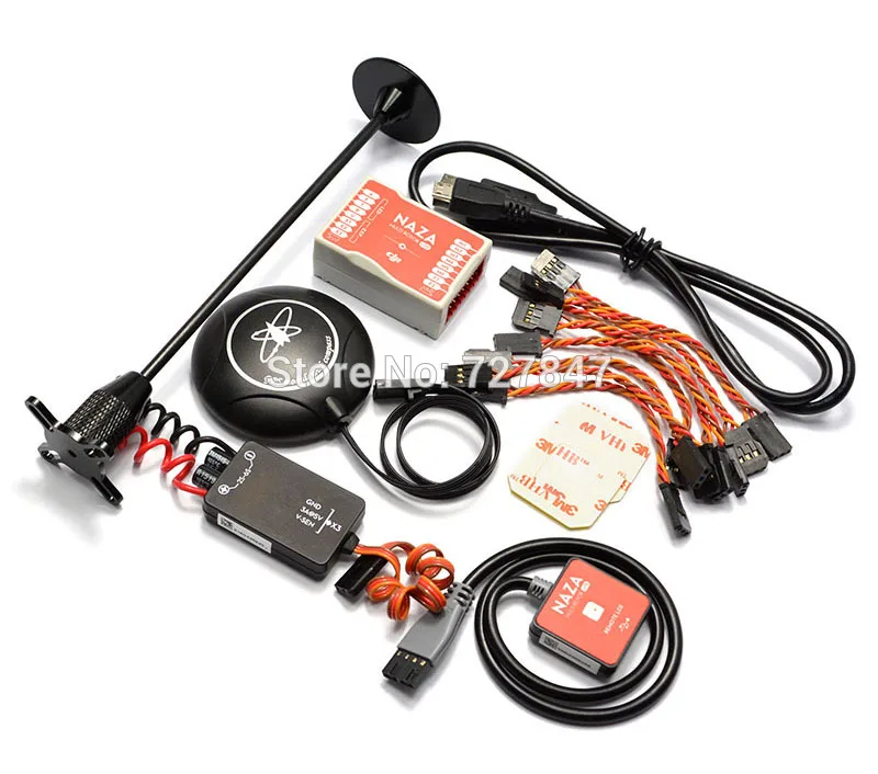 

Naza M Lite Multi Flyer Version Flight Control Controller w/ PMU Power Module & LED &Cables & M8N GPS & stand holder