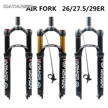 

Bicycle Air Fork 26 27.5 29 ER MTB Mountain Suspension Fork Air Resilience Oil Damping Line Lock for Over SR Bike Forks
