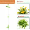 Claw Weeder Root Remover Outdoor Killer Tool Portable Garden Lawn Long Handled Aluminum Weed Puller Removable With Foot Pedal 4