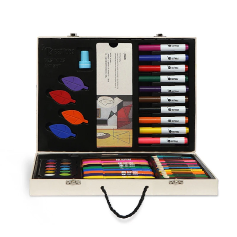 

Xiaomiyoupin Kids Art Set Children Drawing Set Water Color Pen Crayon Oil Pastel Painting Drawing Tool Art Supplies Stationery