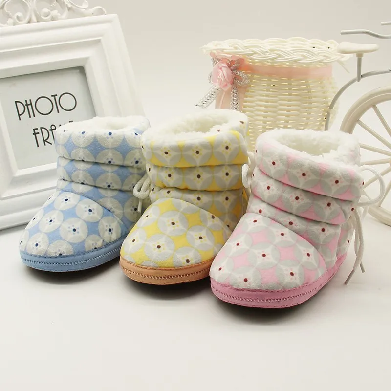 WEIXINBUY/Обувь для маленьких мальчиков и девочек; Плюшевые ботинки для малышей; Bebe Sapatos Prewalker; мягкая теплая обувь для малышей