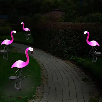 

HiMISS Solar Garden Light Simulated Flamingo Lawn Lamp Waterproof Solar Led Lights Outdoor For Garden Decoration Lighting