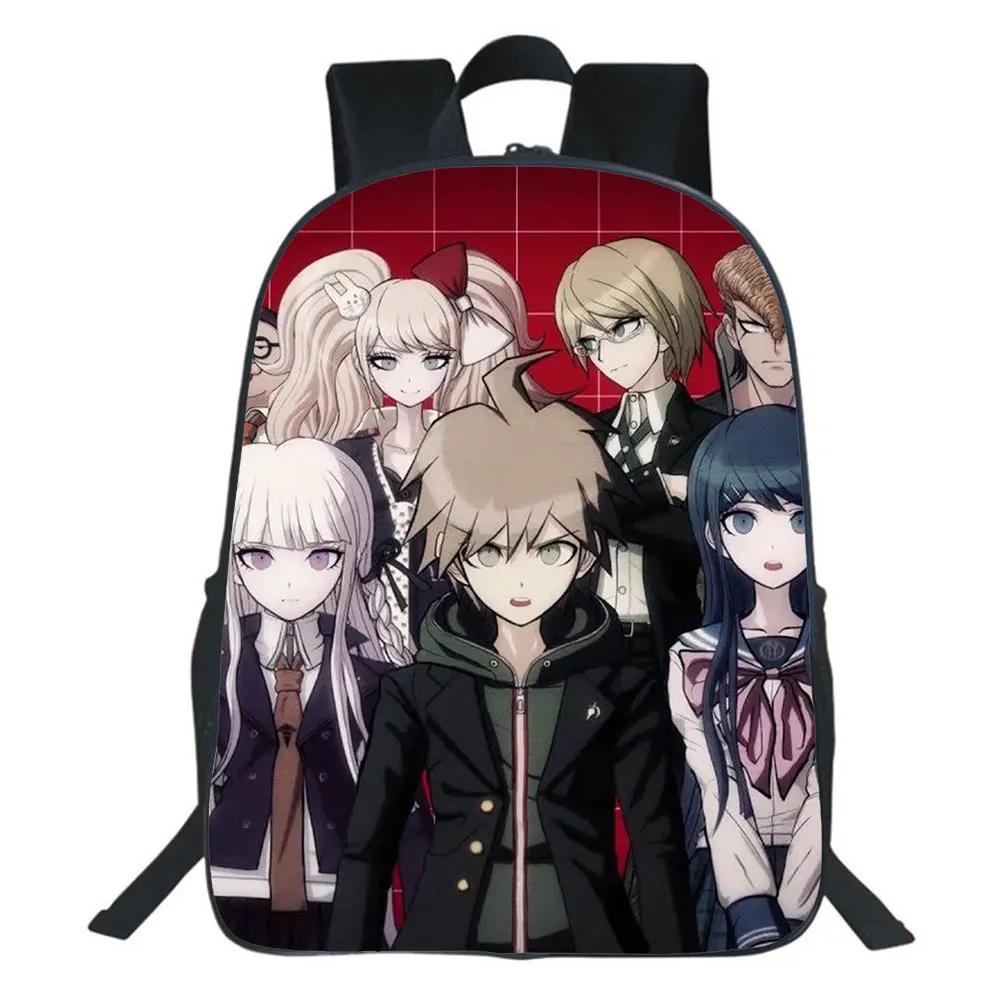 3D Danganronpa Backpack Monokuma Men Women Laptop Rucksack Boy Girl Daily School Backpacks Cartoon Teen Cosplay Travel Bag