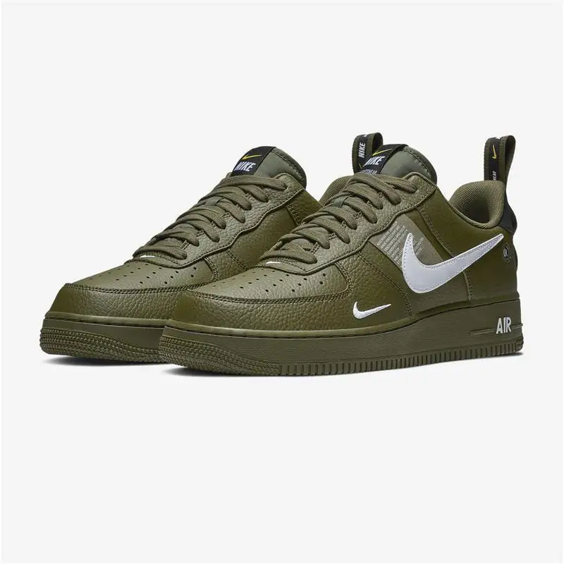 Nike Air Force AF1 Новое поступление мужская обувь для скейтбординга кожаные спортивные кроссовки для улицы# AJ7747-300