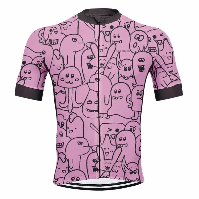 Maillot Ciclismo Hombre RUNCHITA Лето Anti-UV Pro team велосипед с коротким рукавом Велоспорт Джерси велосипед Джерси велосипедная одежда