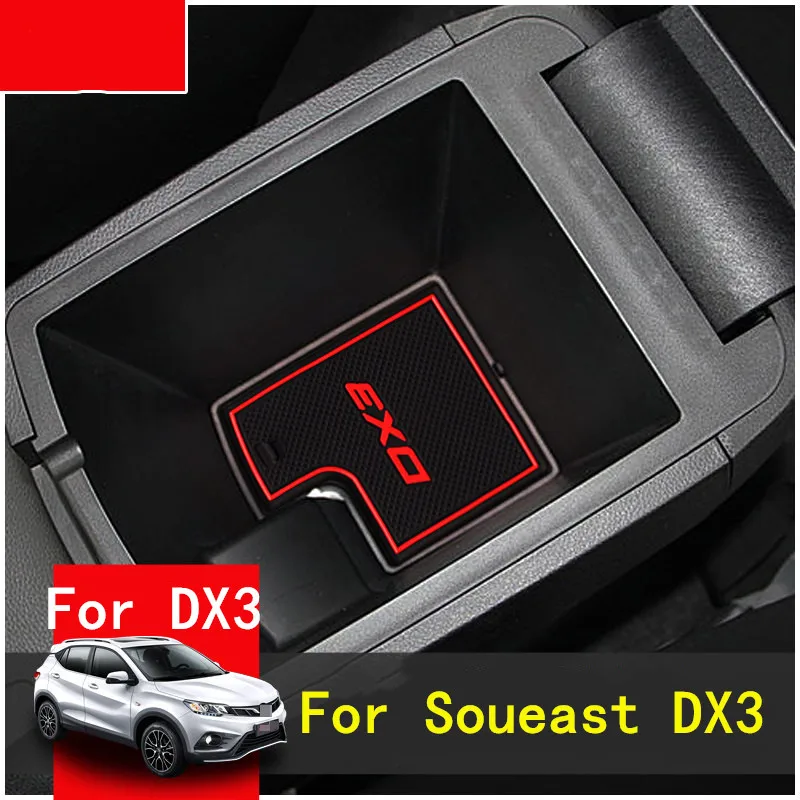 3D Rubber Mat For Soueast DX3 Door Slot Pad Cup Cushion Groove Lnterior Anti Slip Car Accessories | Автомобили и мотоциклы