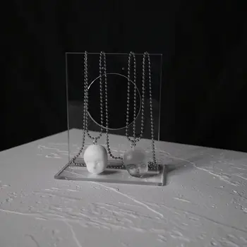 

Creative Handmade Cartoon Angel Cupid Face Resin Pendant Necklace Cute Stainless Steel Necklace for Women Girl Christmas Gift