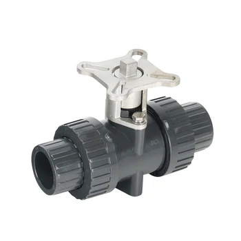 

DN15 DN20 DN25 UPVC union Ball Valve platform ball valve plastic valve
