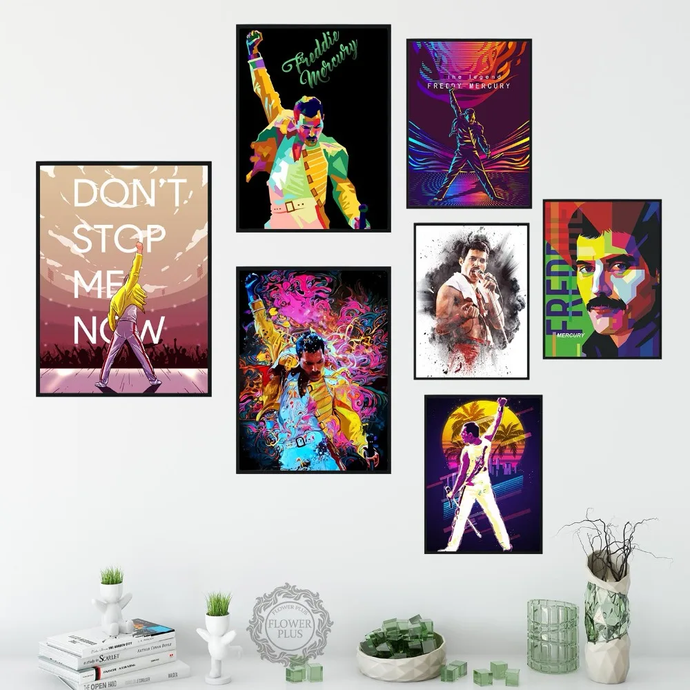 Freddie-Mercury-Queen-Musician-Art-Poster-Canvas-Painting (6)