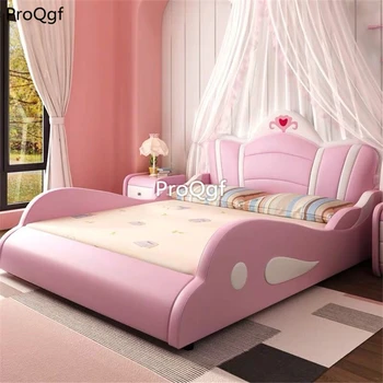 

Ngryise 1 set Nordic princess dream color children bed