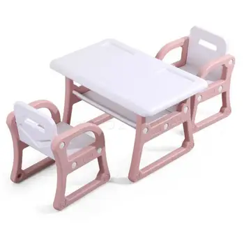 

Kindergarten Chair Write With Children Table Chair Suit Baby Painting Learning Plastic Toys Desks And Chairs