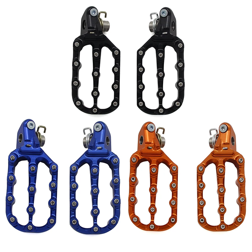 

Motorcycle Pedals Foot Pegs Footrest For KTM 85SX 125SX/250/450C 250SX 125 250 350 450 500 530 EXC/EXC-F 150/300XC 450 XC-F XC-W
