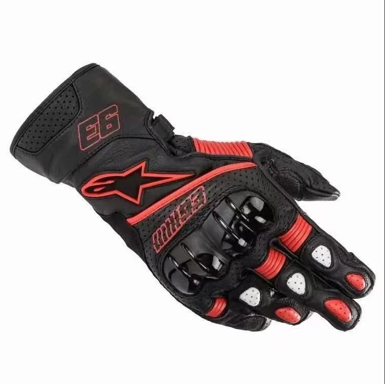 Sarung Tangan Motor Motocross Alpinesta Rio Hondo 93 Sarung Tangan Balap Kecepatan Kulit Asli 100 Sarung Tangan Gaya Panjang Logam Penuh Sarung Tangan Aliexpress