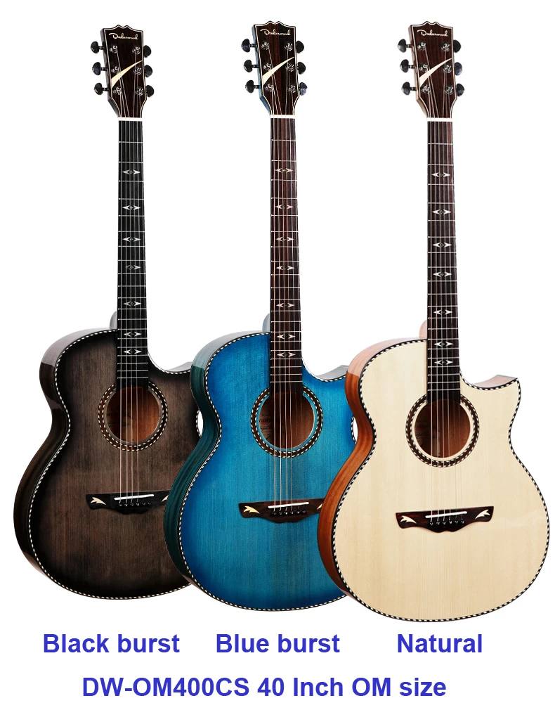 Dadarwood DW серийный Твердый Топ Акустическая гитара, гитара ra acustica