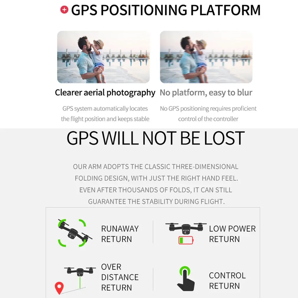  2020 New CSJ-X1 Foldable Profissional Drone With 1080P/2K Camera 5G GPS WiFi FPV Wide Angle RC Quad