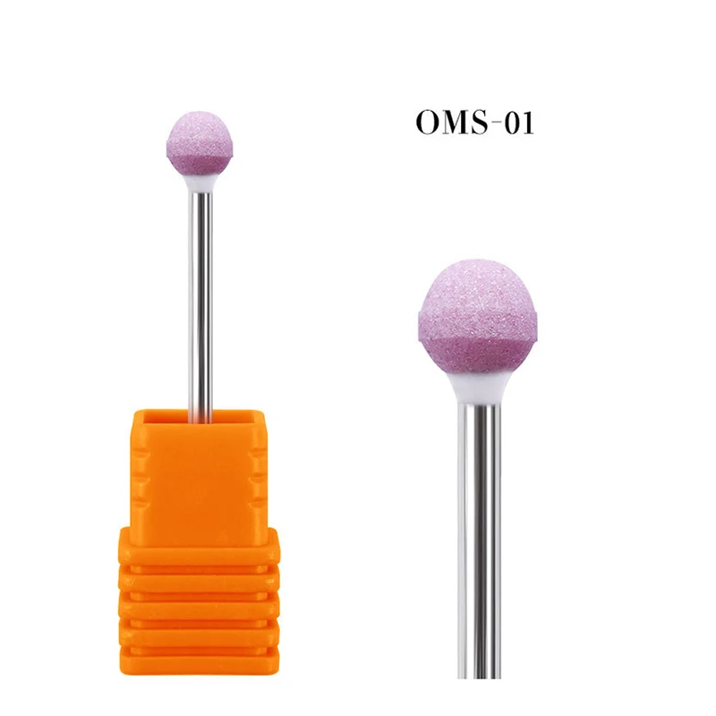 OMS 01 1 шт., силиконовая мельница для маникюра, роторная Кусачка для ногтей, резак для кутикулы, Электрический Маникюрный станок, аксессуары, инструменты - Цвет: OMS 01
