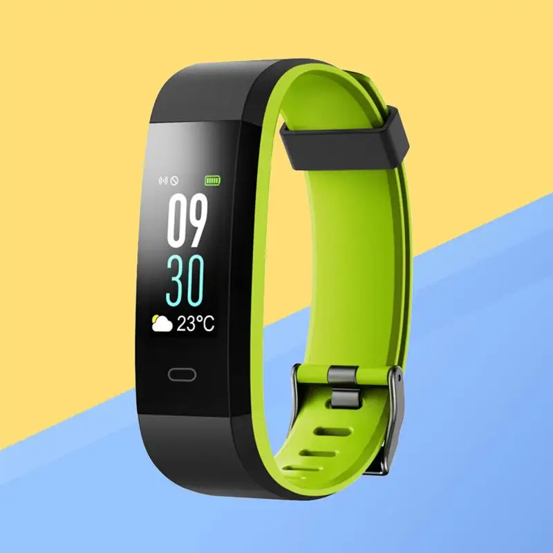Color Screen Smart Bracelet Heart Rate Monitor Fitness Tracker Watch Band Pedometer Remote Camera Weather Bluetooth Wristband
