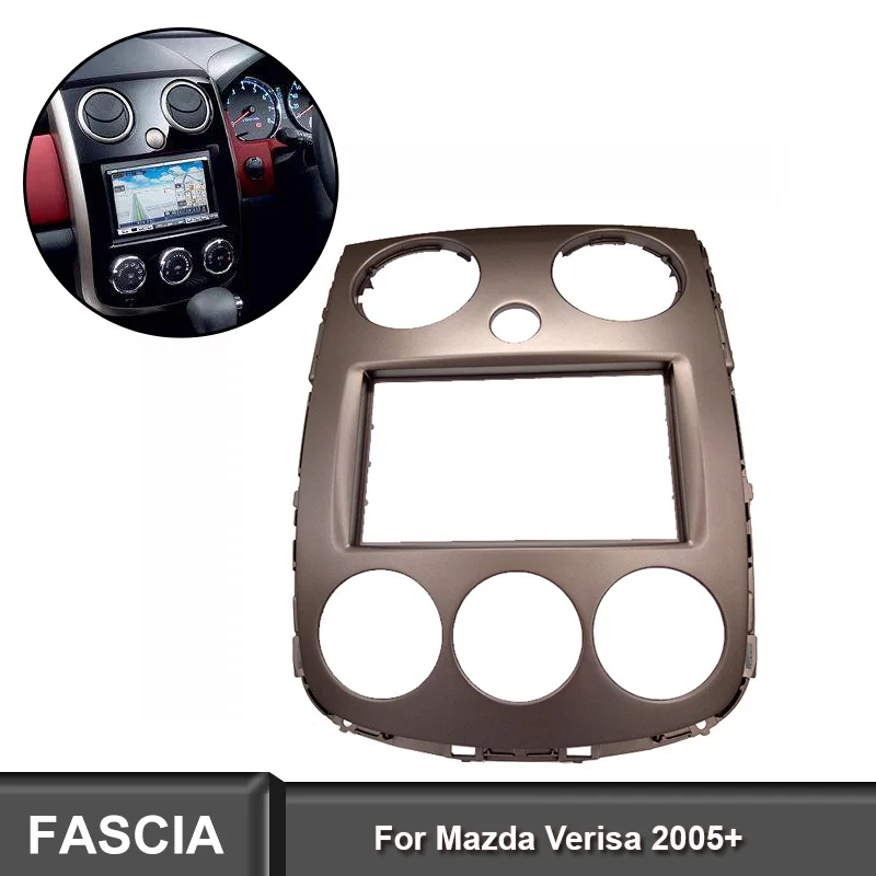 Автомагнитола 2DIN для MAZDA Verisa 2005+ DVD лицевая стерео панель аудио тире комплект адаптер рамка переходника