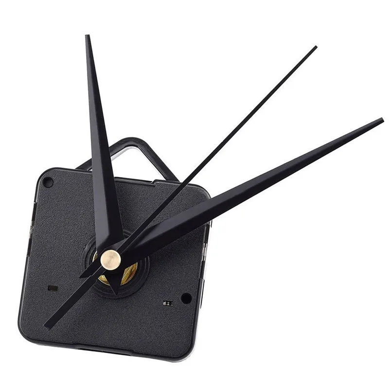 

1pcs Black Hands DIY Quartz Black Mute Wall Clock Movement Mechanism Repair Parts Silent Clock Hand