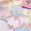 50 Sheets Cute Cartoon Memo Pad Student Decorative Diary Non Sticky Notes Scrapbooking Diy Kawaii Notepad School Stationery 2