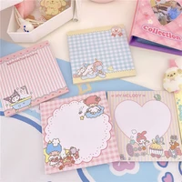 50 Sheets Cute Cartoon Memo Pad Student Decorative Diary Non Sticky Notes Scrapbooking Diy Kawaii Notepad School Stationery 2