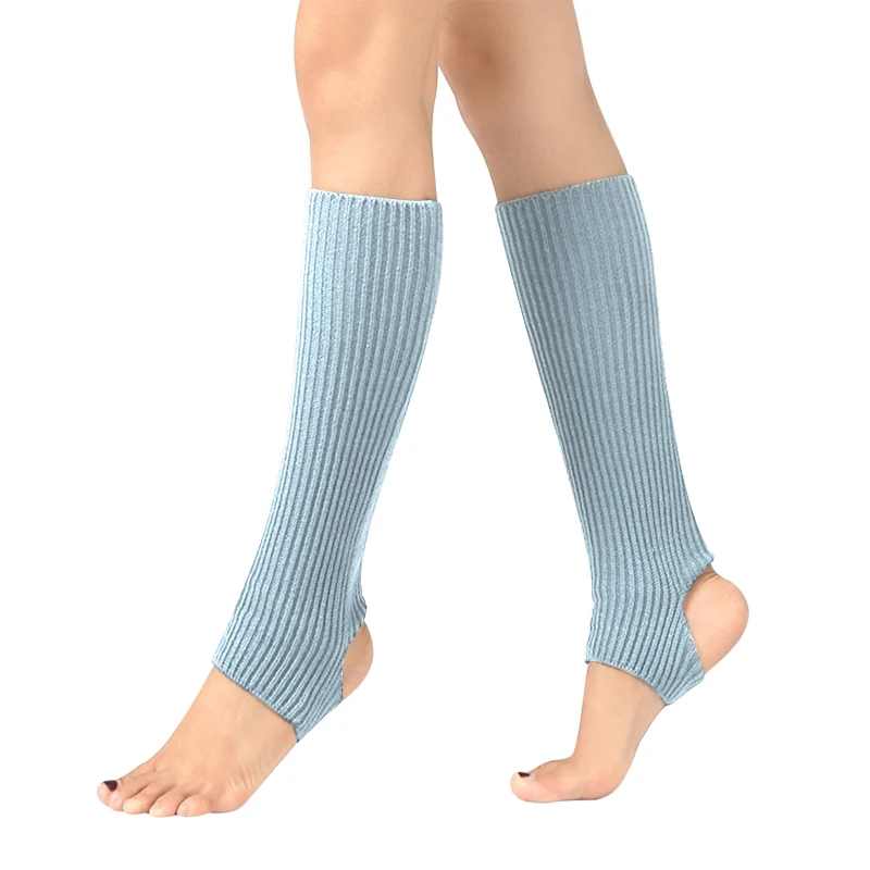 Kids Knee High Socks For Girls Workout Socks Toeless Training Dance Leg Warmers Compression Stocking Open Toe Relief Sock - Color: F